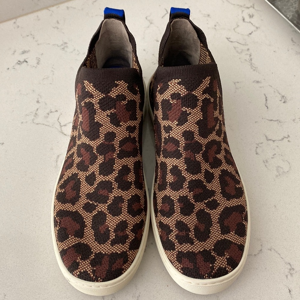 Rothy’s Chelsea Boot women’s 9.5 leopard print